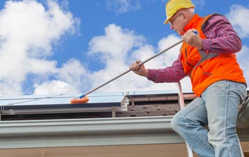 Woodyates soft wash roof cleaning